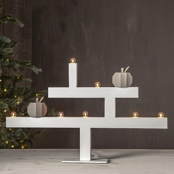 Kivik Stor Adventsljusstake 62 cm - Ljusstake i Trä - Vit - Inredning - Dekoration & inredningsdetaljer - Julpynt & juldekoration