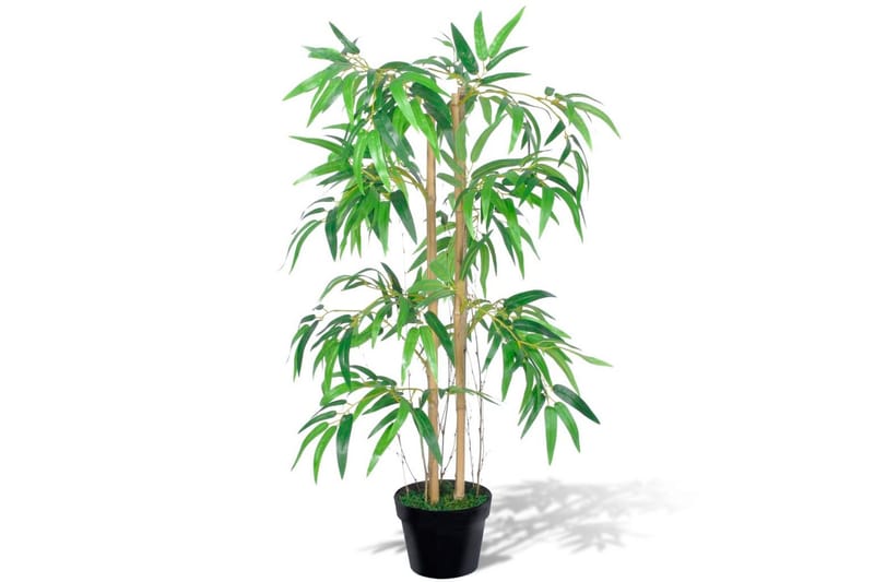 Konstgjord Bambuväxt Twiggy med Kruka 90 cm - Grön - Konstväxt & plastblommor - Blomsterdekoration