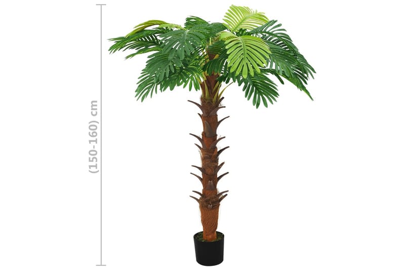 Konstväxt kottepalm med kruka 160 cm grön - Grön - Konstväxt & plastblommor - Blomsterdekoration