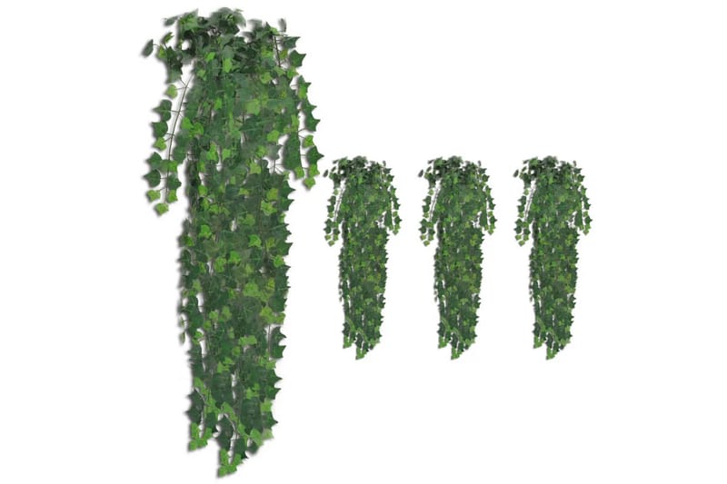 Konstväxter murgröna 4 st grön 90 cm - Grön - Konstväxt & plastblommor - Blomsterdekoration