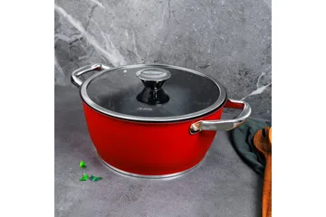 Kruk Skylin Röd / Svart - Mörkröd/Svart - Inredning - Dekoration & inredningsdetaljer - Krukor & ytterkrukor