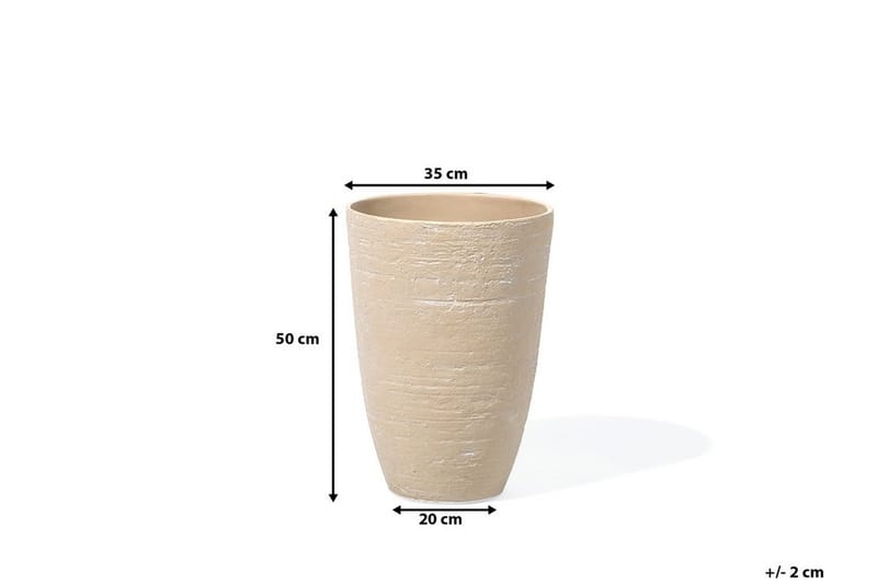 Kruka Camia 35.5 cm - Beige - Dekoration & inredningsdetaljer