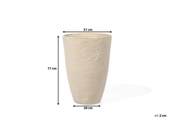 Kruka Camia 51 cm - Beige - Inredning - Dekoration & inredningsdetaljer