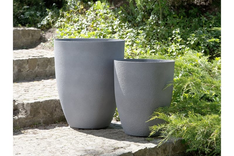 Kruka Croton 43 cm - Grå - Inredning - Dekoration & inredningsdetaljer