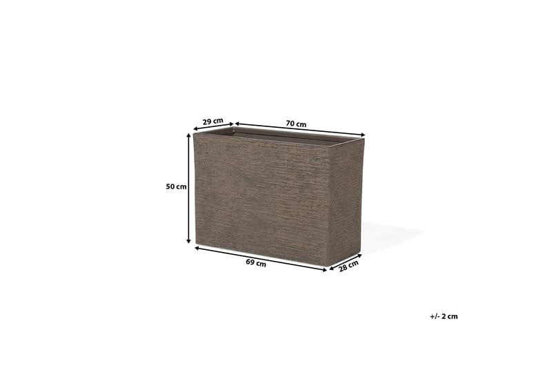 Kruka Edessa 70 cm - Brun - Inredning - Dekoration & inredningsdetaljer