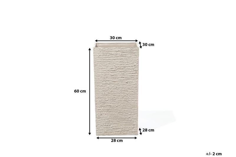Kruka Gaza 30 cm - Beige - Inredning - Dekoration & inredningsdetaljer