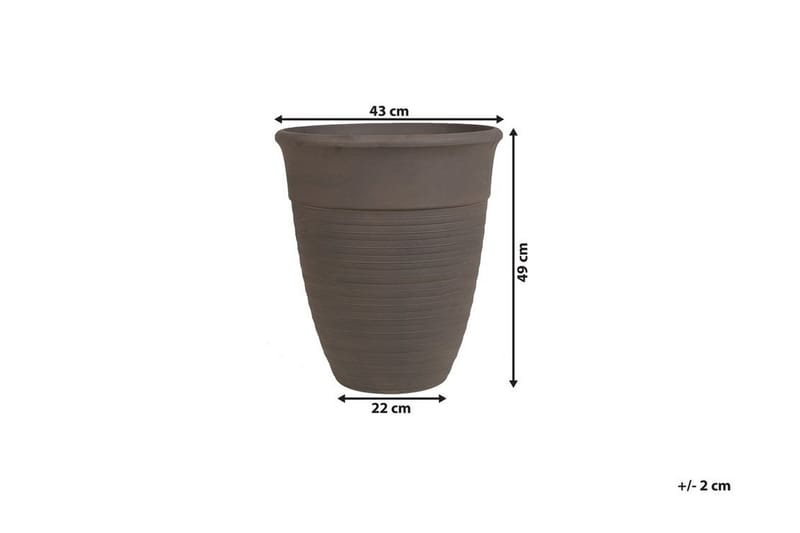 Kruka Katalima 43 cm - Brun - Inredning - Dekoration & inredningsdetaljer