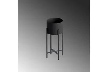 Dekorativ Kruka Mirven Svart 23 x 23 x 48 cm - 23 x 23 x 48 cm - Utemöbler & utemiljö - Balkong & altan - Balkongodling