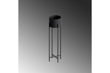 Dekorativ Kruka Mirven Svart 23 x 23 x 78 cm - 23 x 23 x 78 cm - Utemöbler & utemiljö - Balkong & altan - Balkongodling