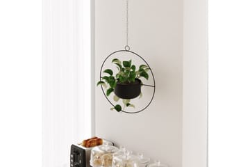 Dekorativ Kruka Velmor Svart - Svart - Inredning - Dekoration & inredningsdetaljer - Krukor & ytterkrukor - Väggkruka