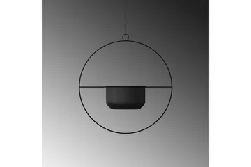 Dekorativ Kruka Velmor Svart - Svart - Inredning - Dekoration & inredningsdetaljer - Krukor & ytterkrukor - Väggkruka