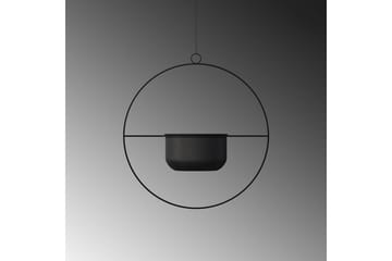 Dekorativ Kruka Velmor Svart - Svart - Inredning - Dekoration & inredningsdetaljer - Krukor & ytterkrukor - Väggkruka