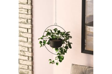 Dekorativ Kruka Velmor Svart - Svart - Inredning - Dekoration & inredningsdetaljer - Krukor & ytterkrukor - Väggkruka