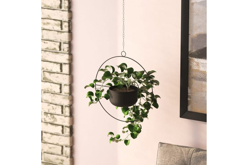 Dekorativ Kruka Velmor Svart - Svart - Inredning - Dekoration & inredningsdetaljer - Krukor & ytterkrukor - Väggkruka