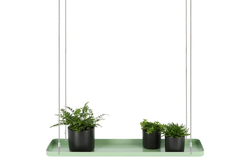 Esschert Design Hängande växtbricka rektangulär grön L - Grön - Ampelkruka