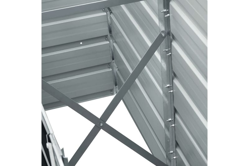 Odlingslåda upphöjd galvaniserat stål 240x40x45 cm antracit - Grå - Utomhuskruka - Blomlåda & balkonglåda