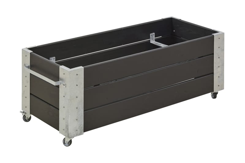 PLUS Cubic Blomlådor med Hjul 120x45 cm - Blomlåda & balkonglåda - Utomhuskruka