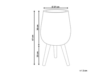 Trädgårdskruka Asclepias - Inredning - Dekoration & inredningsdetaljer - Krukor & ytterkrukor - Utomhuskruka