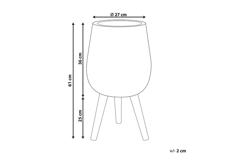 Trädgårdskruka Asclepias - Inredning - Dekoration & inredningsdetaljer - Krukor & ytterkrukor - Utomhuskruka