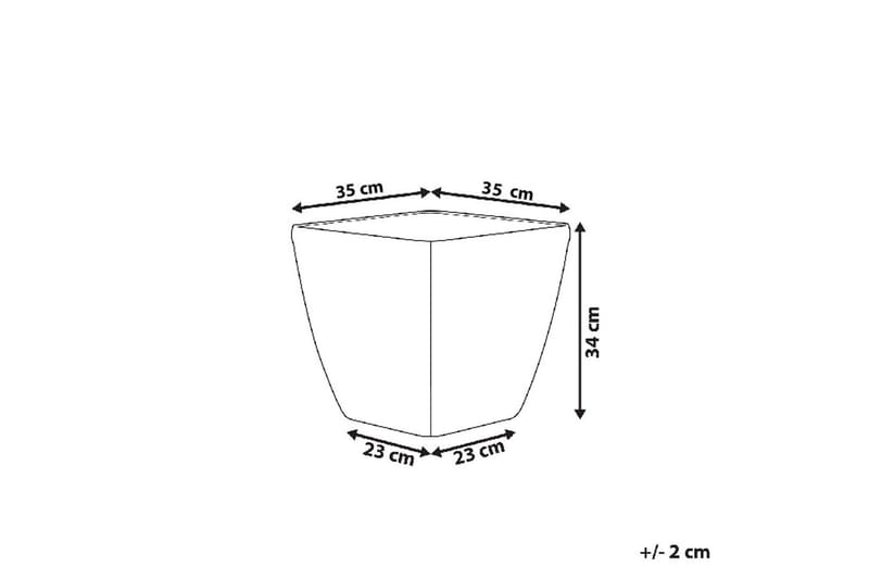 Trädgårdskruka Astras 35x35x34 cm - 35x35x34 cm - Inredning - Dekoration & inredningsdetaljer - Krukor & ytterkrukor - Utomhuskruka