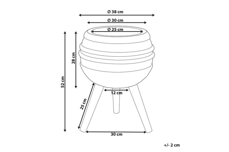 Trädgårdskruka Athyrium - Inredning - Dekoration & inredningsdetaljer - Krukor & ytterkrukor - Utomhuskruka