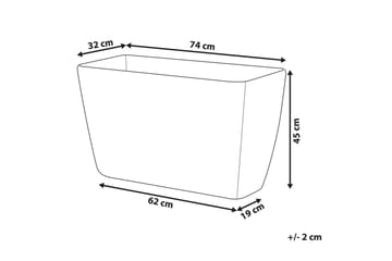 Trädgårdskruka Baris Beige - Beige - Inredning - Dekoration & inredningsdetaljer - Krukor & ytterkrukor - Utomhuskruka