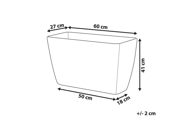 Trädgårdskruka Baris Grå - Grå - Inredning - Dekoration & inredningsdetaljer - Krukor & ytterkrukor - Utomhuskruka