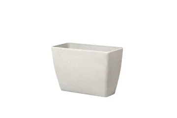 Trädgårdskruka Baris set om 2 Beige, 60x27x41 cm - Beige, 60x27x41 cm - Inredning - Dekoration & inredningsdetaljer - Krukor & ytterkrukor - Utomhuskruka