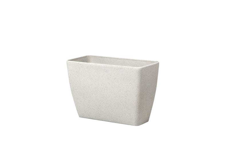 Trädgårdskruka Baris set om 2 Beige, 60x27x41 cm - Beige, 60x27x41 cm - Inredning - Dekoration & inredningsdetaljer - Krukor & ytterkrukor - Utomhuskruka