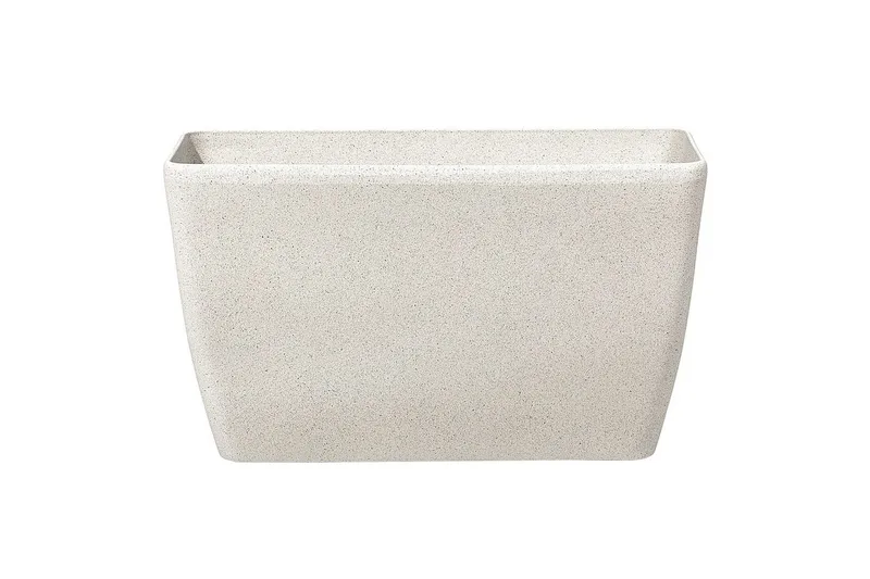 Trädgårdskruka Baris set om 2 Beige, 74x32x45 cm - Beige, 74x32x45 cm - Inredning - Dekoration & inredningsdetaljer - Krukor & ytterkrukor - Utomhuskruka