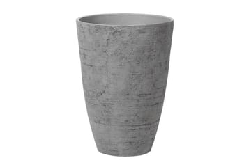 Trädgårdskruka Camia set om 2 Grå, 43x43x60 cm - Grå, 43x43x60 cm - Inredning - Dekoration & inredningsdetaljer - Krukor & ytterkrukor - Utomhuskruka