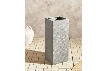 Trädgårdskruka Dion Grå, 26x26x60 cm - Grå, 26x26x60 cm - Inredning - Dekoration & inredningsdetaljer - Krukor & ytterkrukor - Utomhuskruka
