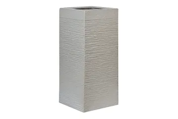 Trädgårdskruka Dion Grå, 26x26x60 cm - Grå, 26x26x60 cm - Inredning - Dekoration & inredningsdetaljer - Krukor & ytterkrukor - Utomhuskruka