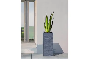 Trädgårdskruka Dion Grå, 26x26x61 cm - Grå, 26x26x61 cm - Inredning - Dekoration & inredningsdetaljer - Krukor & ytterkrukor - Utomhuskruka