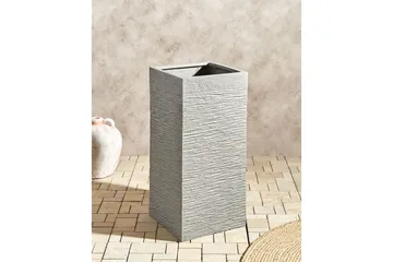 Trädgårdskruka Dion Grå, 33x33x70 cm - Grå, 33x33x70 cm - Inredning - Dekoration & inredningsdetaljer - Krukor & ytterkrukor - Utomhuskruka