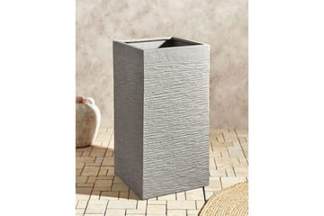 Trädgårdskruka Dion Grå, 40x40x77 cm - Grå, 40x40x77 cm - Inredning - Dekoration & inredningsdetaljer - Krukor & ytterkrukor - Utomhuskruka