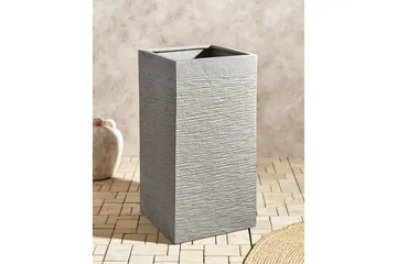 Trädgårdskruka Dion Grå, 40x40x77 cm - Grå, 40x40x77 cm - Inredning - Dekoration & inredningsdetaljer - Krukor & ytterkrukor - Utomhuskruka