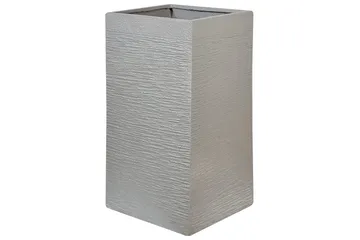 Trädgårdskruka Dion Grå, 40x40x77 cm - Grå, 40x40x77 cm - Inredning - Dekoration & inredningsdetaljer - Krukor & ytterkrukor - Utomhuskruka