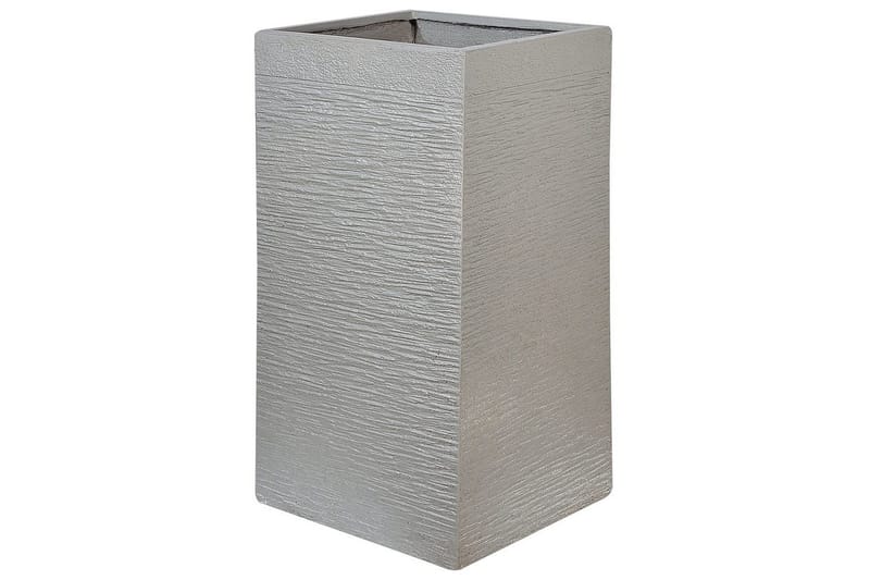Trädgårdskruka Dion Grå, 40x40x77 cm - Grå, 40x40x77 cm - Inredning - Dekoration & inredningsdetaljer - Krukor & ytterkrukor - Utomhuskruka