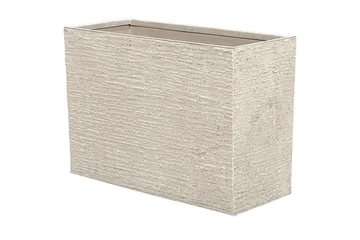 Trädgårdskruka Edessa Beige, 80x34x56 cm - Beige, 80x34x56 cm - Inredning - Dekoration & inredningsdetaljer - Krukor & ytterkrukor - Utomhuskruka