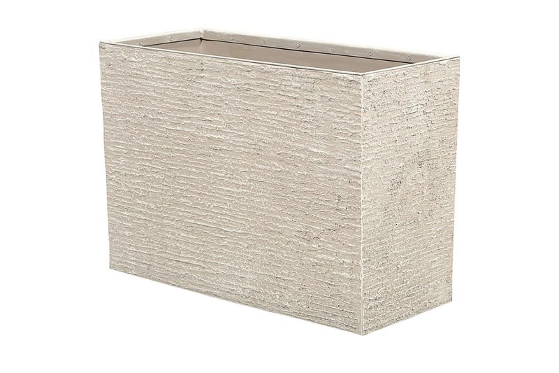 Trädgårdskruka Edessa Beige, 80x34x56 cm - Beige, 80x34x56 cm - Inredning - Dekoration & inredningsdetaljer - Krukor & ytterkrukor - Utomhuskruka