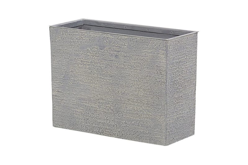 Trädgårdskruka Edessa Grå, 60x25x45 cm - Grå, 60x25x45 cm - Inredning - Dekoration & inredningsdetaljer - Krukor & ytterkrukor - Utomhuskruka