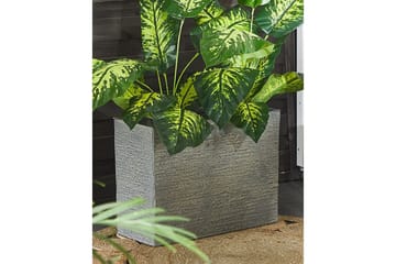 Trädgårdskruka Edessa Grå, 60x25x45 cm - Grå, 60x25x45 cm - Inredning - Dekoration & inredningsdetaljer - Krukor & ytterkrukor - Utomhuskruka