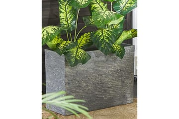 Trädgårdskruka Edessa Grå, 70x29x50 cm - Grå, 70x29x50 cm - Inredning - Dekoration & inredningsdetaljer - Krukor & ytterkrukor - Utomhuskruka