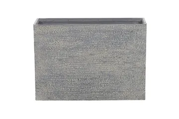 Trädgårdskruka Edessa Grå, 70x29x50 cm - Grå, 70x29x50 cm - Inredning - Dekoration & inredningsdetaljer - Krukor & ytterkrukor - Utomhuskruka