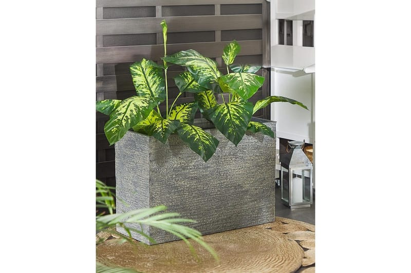 Trädgårdskruka Edessa Grå, 80x34x56 cm - Grå, 80x34x56 cm - Inredning - Dekoration & inredningsdetaljer - Krukor & ytterkrukor - Utomhuskruka