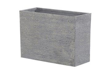Trädgårdskruka Edessa Grå, 80x34x56 cm - Grå, 80x34x56 cm - Inredning - Dekoration & inredningsdetaljer - Krukor & ytterkrukor - Utomhuskruka