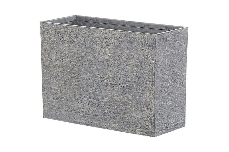 Trädgårdskruka Edessa Grå, 80x34x56 cm - Grå, 80x34x56 cm - Inredning - Dekoration & inredningsdetaljer - Krukor & ytterkrukor - Utomhuskruka