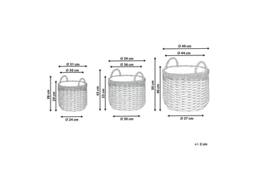 Trädgårdskruka Gefira set om 3 - Inredning - Dekoration & inredningsdetaljer - Krukor & ytterkrukor - Utomhuskruka