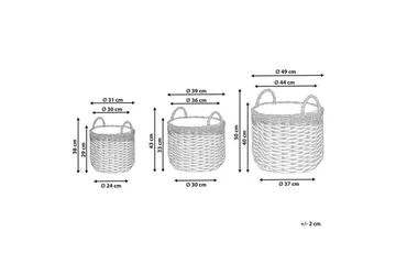 Trädgårdskruka Gefira set om 3 - Inredning - Dekoration & inredningsdetaljer - Krukor & ytterkrukor - Utomhuskruka